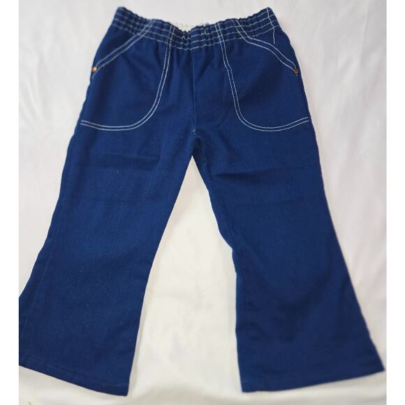 Vintage Boy's Size 4 Outfit Lot Button Up Flannel Jean Pant Doe Spun Wrangler - Picture 11 of 16